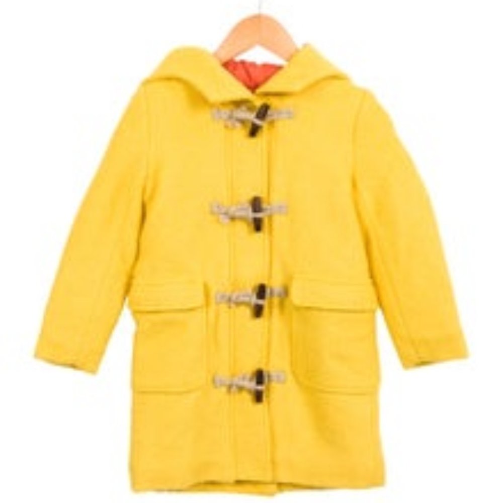 ANAIS & I Quinn Duffle Coat w Toggles - yellow NWT 🐝